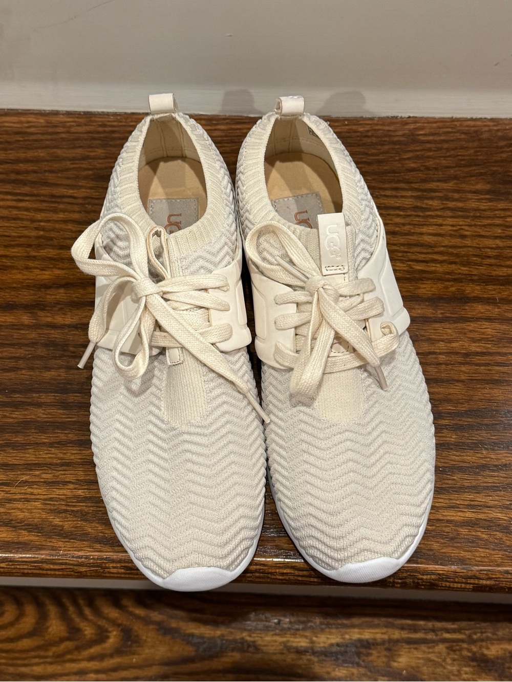 UGG Women’s Treadlite Sneakers - Cream/Off-White - Size 6.5 NWT